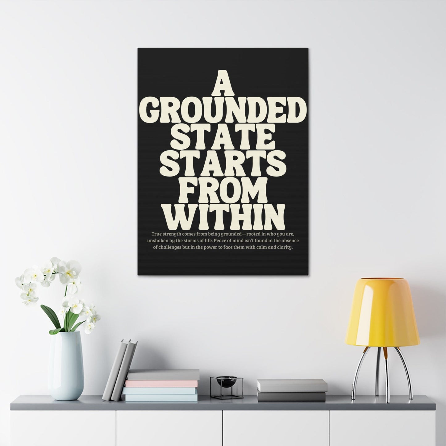"A Grounded State" Wall Canvas, 1.5'' Depth